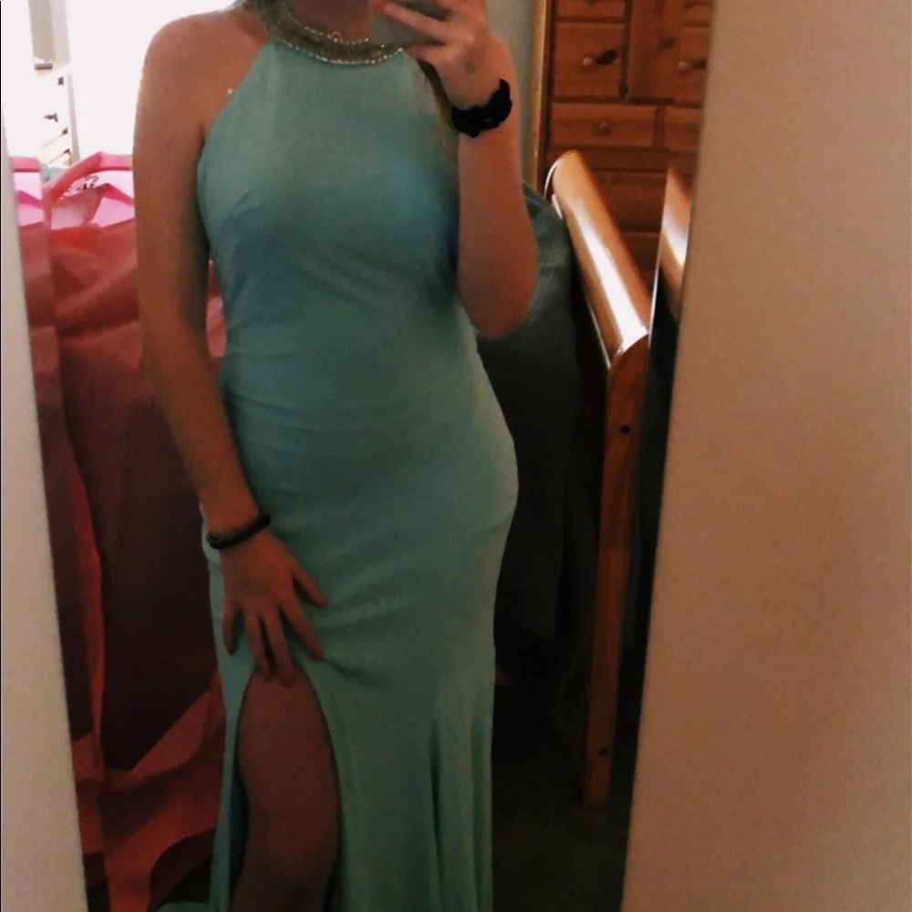 Baby Blue Prom Dress